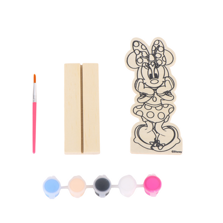 Minnie Mouse Houten Verfset – Knutselpakket Kind – Inclusief Verf & Penseel