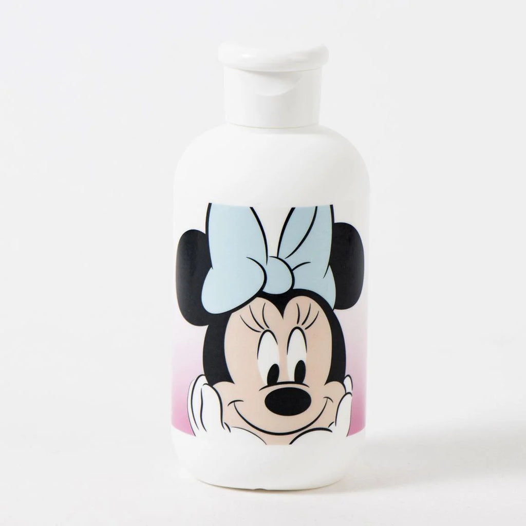 Minnie Mouse Verzorgingsset Toilettas Handdoek Haarborstel Flesje Officieel Gelicenseerd