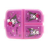 Kuromi Broodtrommel met 3 Vakken - Lunchbox voor School - BPA-vrij - Meisjes