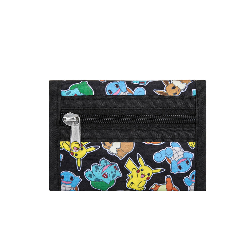 Pokémon Geldbörse – Schwarz – Allover-Print
