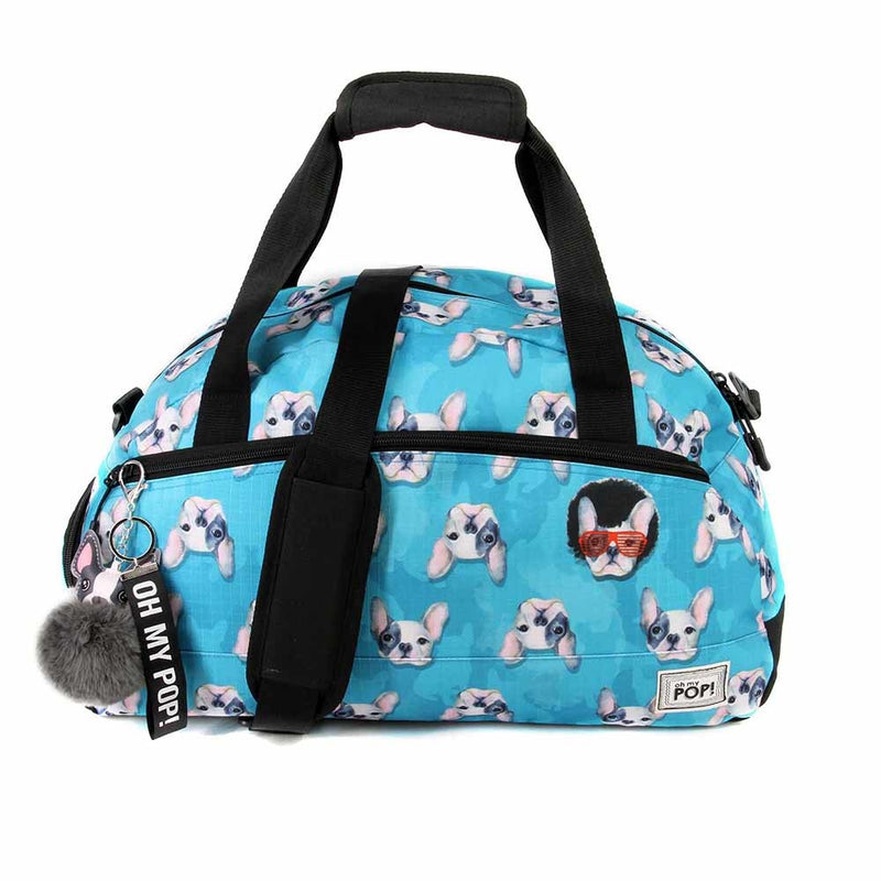 Oh My Pop - Doggy - Sporttas dames - Multi colour - Lengte 51cm