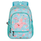 Oh My Pop Backpack Flamingo 3 Pockets - Premium Quality - Plush Flamingo Hanger - Height 44cm