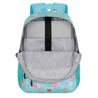 Oh My Pop Backpack Flamingo 3 Pockets - Premium Quality - Plush Flamingo Hanger - Height 44cm