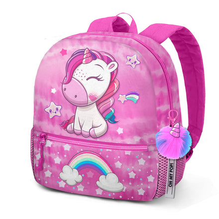 Oh My Pop Rugzak Sweet Daydream Unicorn  2 Vakken - Premium Quality - Pluche Unicorn Hanger - Hoogte 35cm