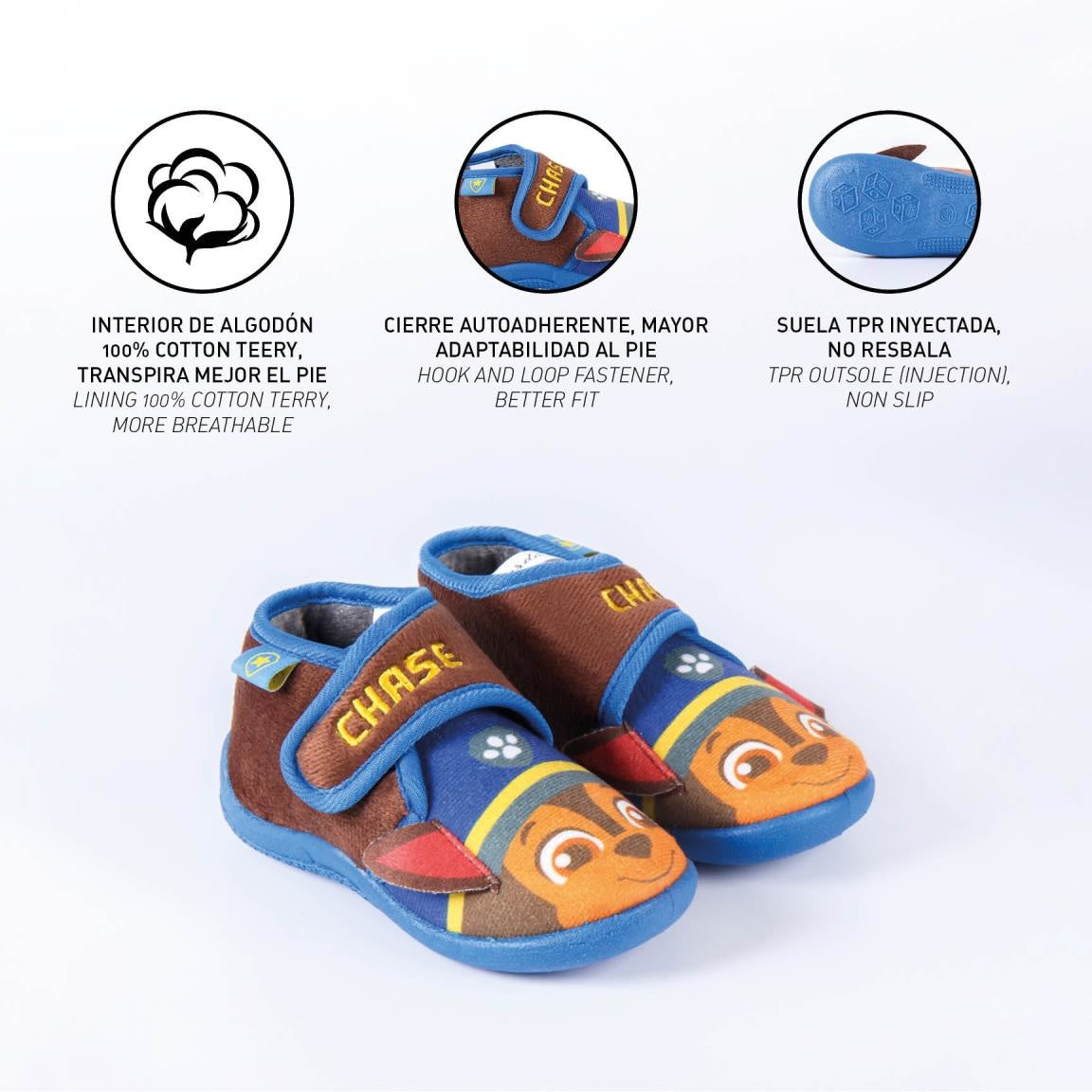 Paw Patrol Verfolgungsjagd Hausschuhe - Goldene Verfolgungsjagd