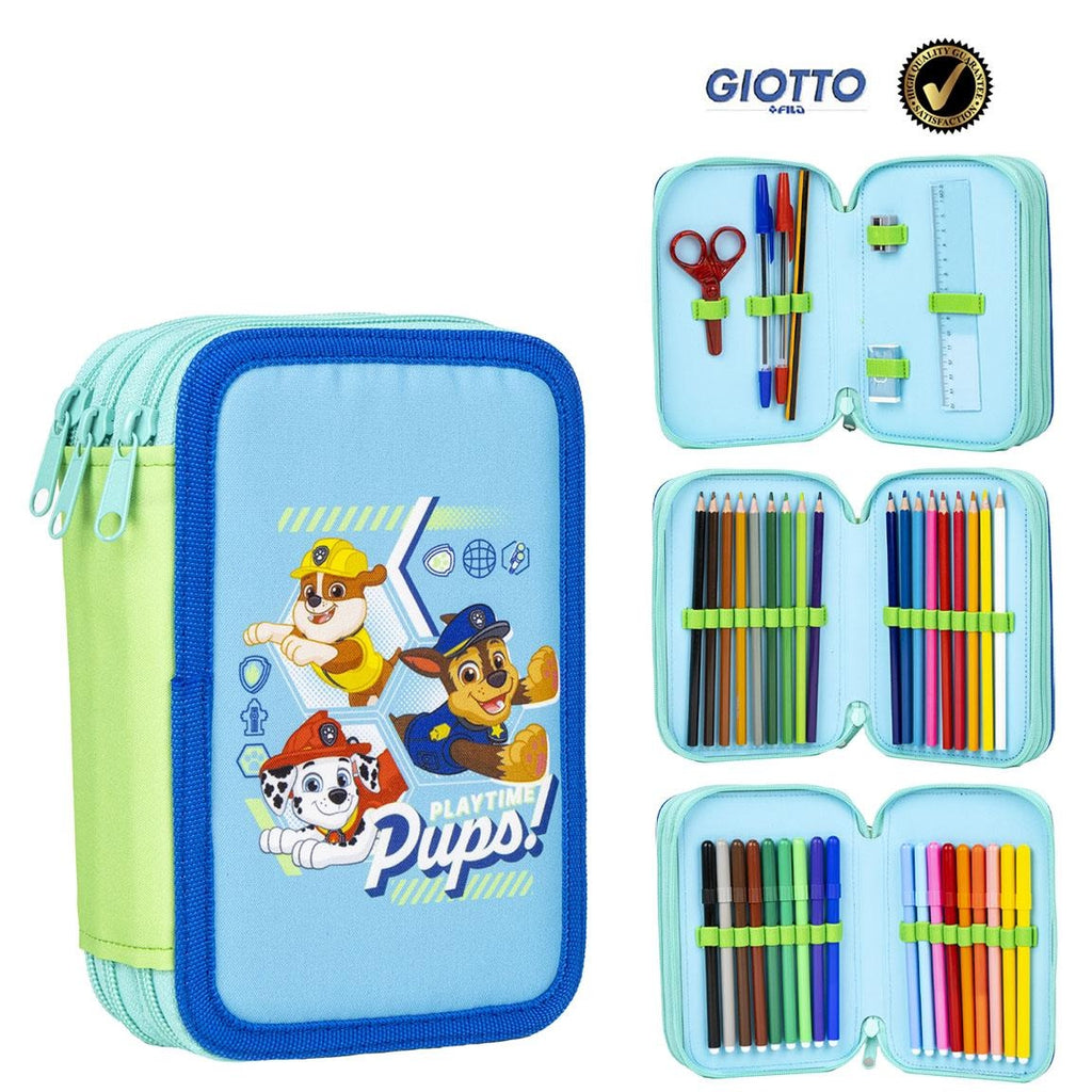 Paw Patrol Driedubbele Etui - 44 Pieces