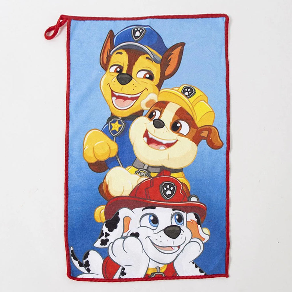 Paw Patrol Verzorgingsset – Transparante Toilettas, Handdoek, Haarborstel en Flesje – Officieel Gelicenseerd