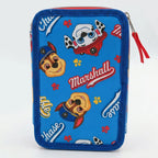 Paw Patrol Gevulde Etui 3 Vaks – 46 Delig – 3D Logo – Officieel Gelicenseerd