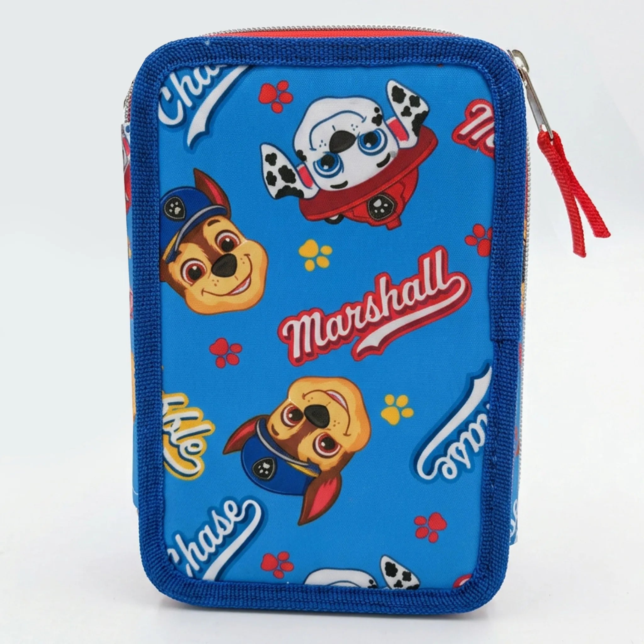 Paw Patrol Gevulde Etui 3 Vaks – 46 Delig – 3D Logo – Officieel Gelicenseerd