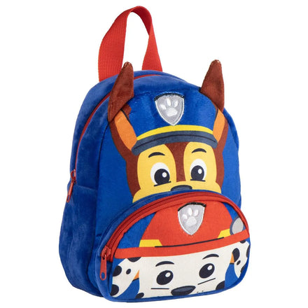 Paw Patrol Rugzak Jongens – Chase Peuter Rugzak 3D – Blauw Rood – 22 cm
