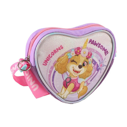 Paw Patrol Skye Tasje Hartvorm – Schoudertas Meisjes – Kinder Tas Skye Unicorn – Verstelbare Band