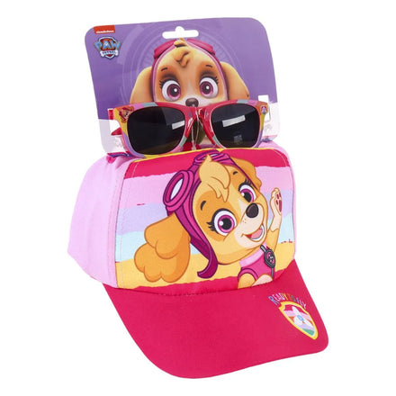 Paw Patrol Skye Pet met Zonnebril voor Meisjes - UV400 Bescherming - Roze - Officieel Gelicenseerd