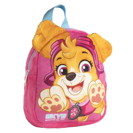 Paw Patrol Skye Peuter Rugzak Pluche Roze 22 cm - Zachte Kleuterrugzak met 3D Oren - Officieel Gelicenseerd