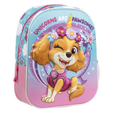 Paw Patrol Skye Rugzak Meisje – 3D Rugtas met Unicorn Hoorn – 31 cm – Unicorns Are Pawsome