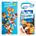 Paw Patrol Strandlaken met Zwembril – 70x140 cm – Polyester – Sneldrogend – Strandlaken Kind Jongens Meisjes