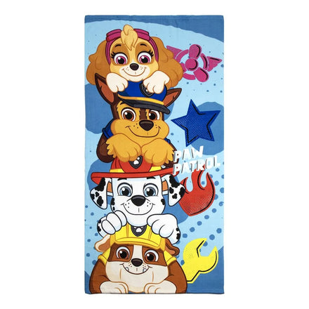 Paw Patrol Strandlaken Polyester 70x140 cm – Sneldrogend Strandlaken Kind – Blauw Jongens