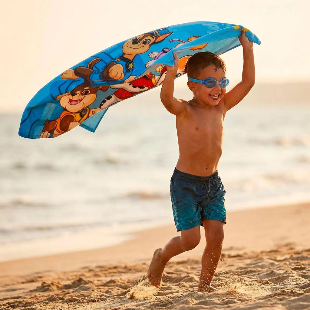 Paw Patrol Strandtuch mit Schwimmbrille