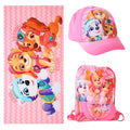 Paw Patrol Strandset – Strandlaken, Zwemtas en Pet – Skye Everest – Zomer Strand Accessoires Meisje