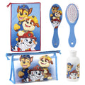 Paw Patrol Verzorgingsset – Transparante Toilettas, Handdoek, Haarborstel en Flesje – Officieel Gelicenseerd