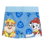Paw Patrol Swim Trunks Boys – Chase, Marshall, Rubble – Kids Swim Shorts Blue