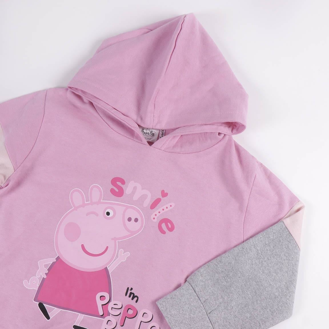 Peppa Pig - Jogginganzug Rosa - Lächle ich bin Peppa Pig