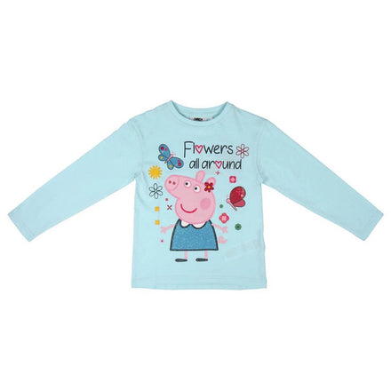 Peppa Pig - Longsleeve - Meisje - Mint Groen