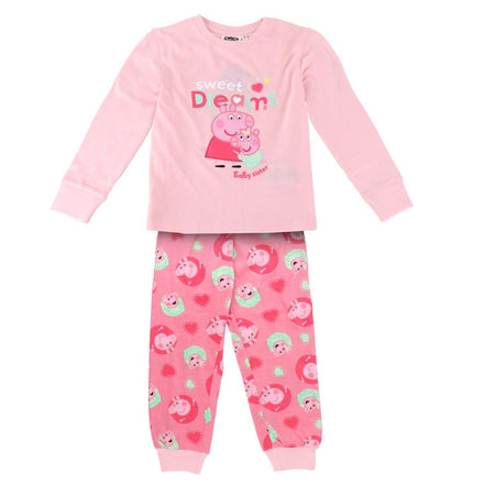Peppa Pig Pyjama Meisjes – Roze Kinderpyjama – Katoen – Sweet Dreams