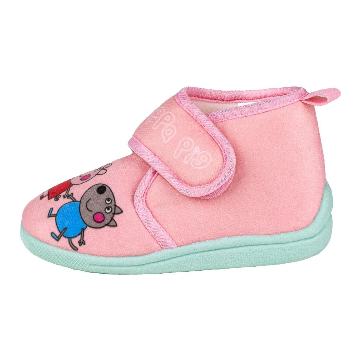 Peppa Pig Hausschuhe Klettverschluss Rutschfest