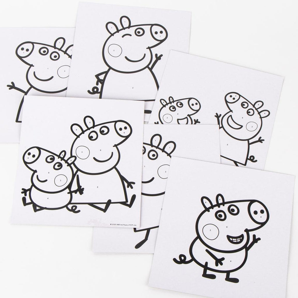 Peppa Pig Paint by Numbers Set