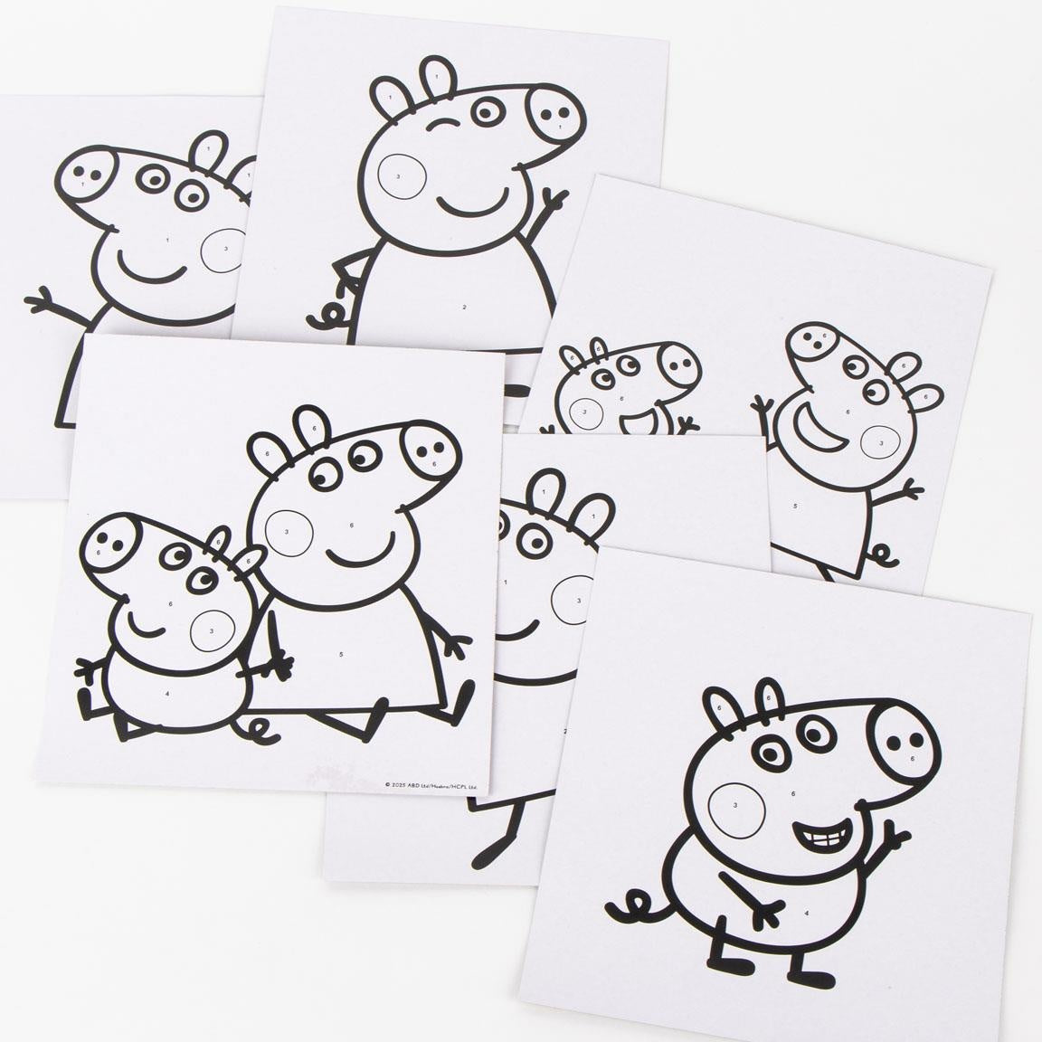Peppa Pig Malen nach Zahlen Set