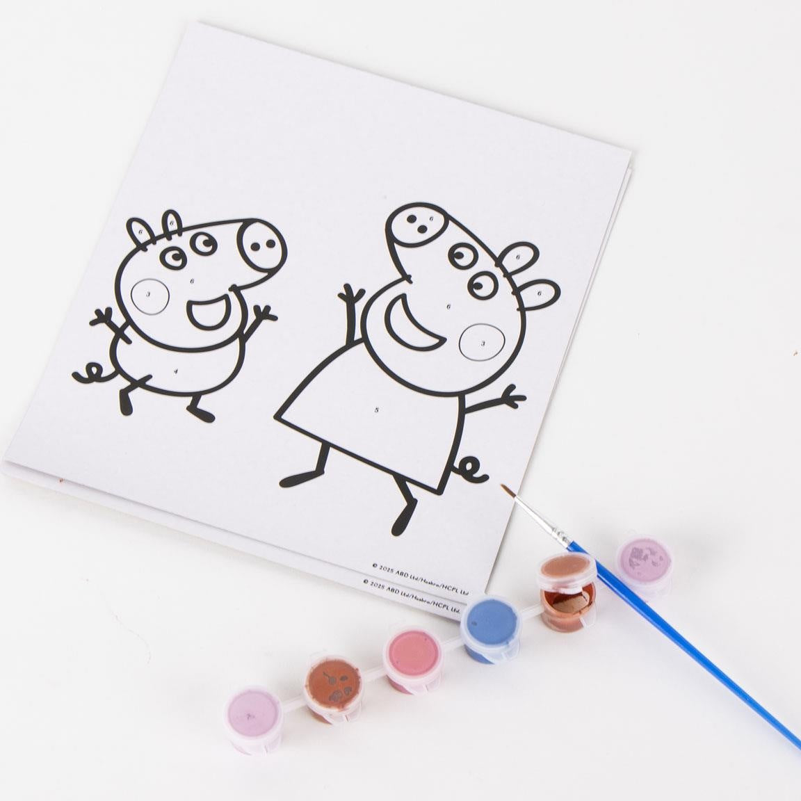 Peppa Pig Malen nach Zahlen Set