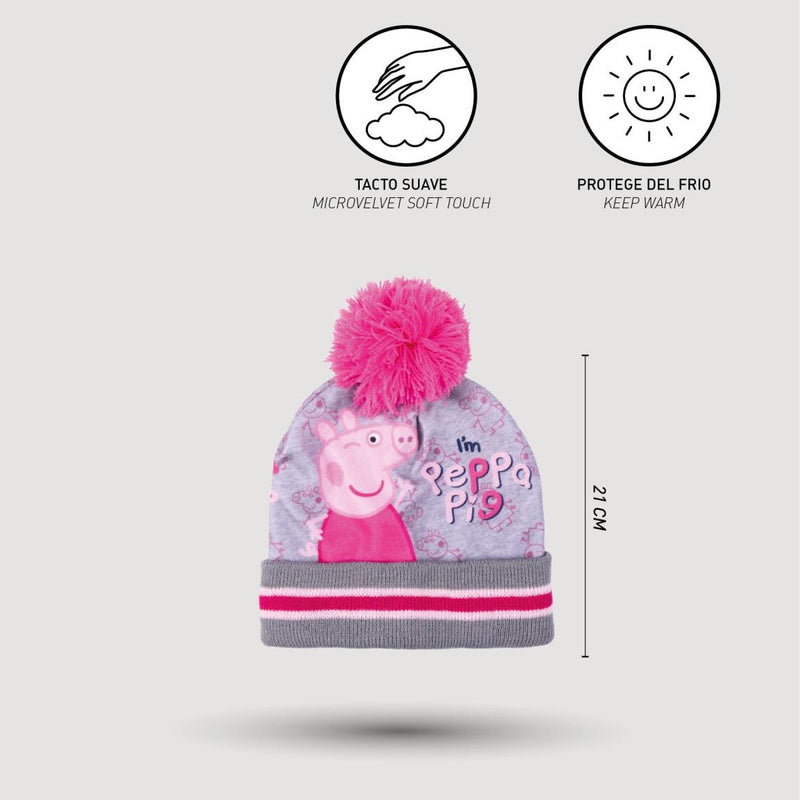 Peppa Pig Winterset Handschoenen Muts - I'm Peppa Pig