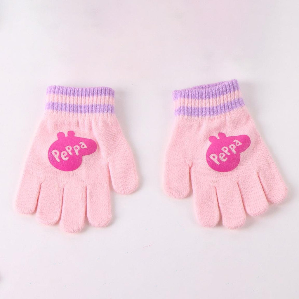 Peppa Pig Winterset voor Meisjes – Roze Muts, Sjaal en Handschoenen – Officieel Gelicenseerd