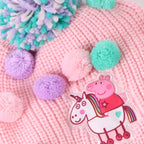 Peppa Pig Winterset voor Meisjes – Roze Muts, Sjaal en Handschoenen – Officieel Gelicenseerd