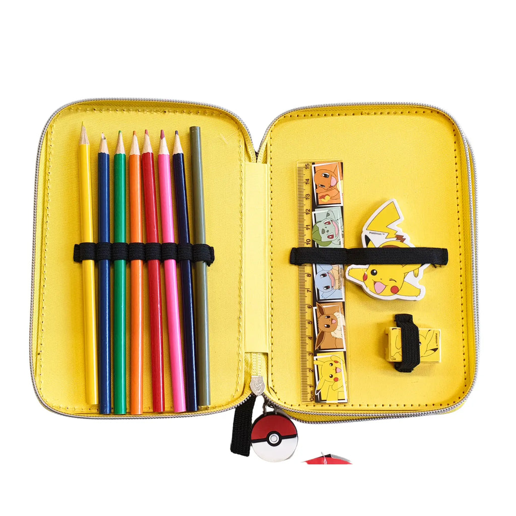 Pokémon Pencil Case with Contents