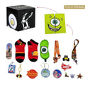 Disney Pixar collector box met sokken, slaapmasker, keycords, pins en accessoires