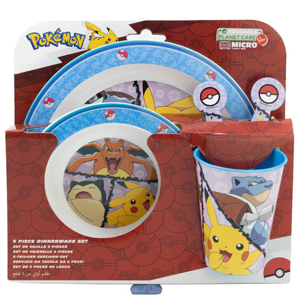 Pokémon 5-Piece Dinnerware Set Kids