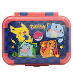 Pokemon Broodtrommel Blauw Rood – Kinder Lunchbox met Pikachu – BPA Vrije School Brooddoos
