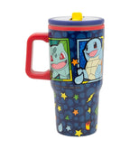 Pokemon Trinkbecher mit Strohhalm
