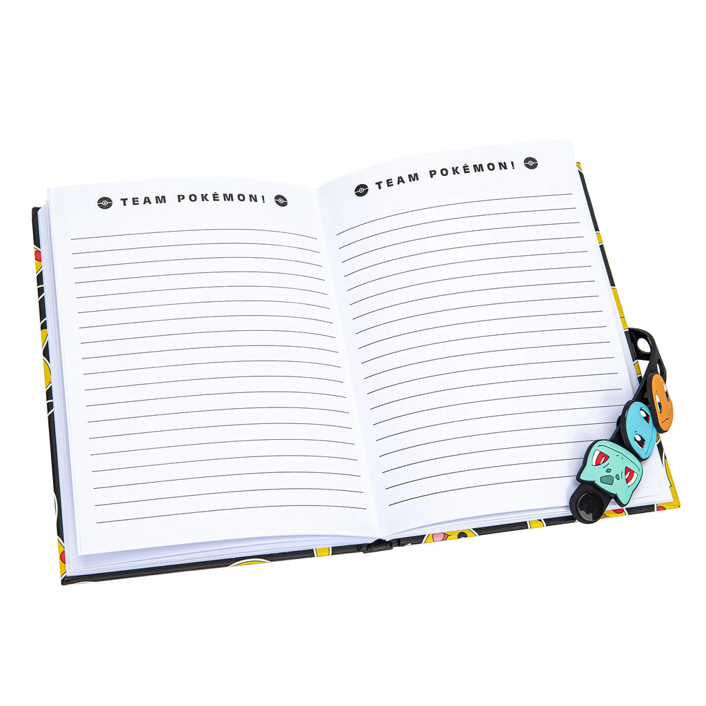 Pokémon Pikachu Notitieboek met Armband Sluiting – Hardcover – Gelinieerde Pagina's – Officieel Gelicenseerd