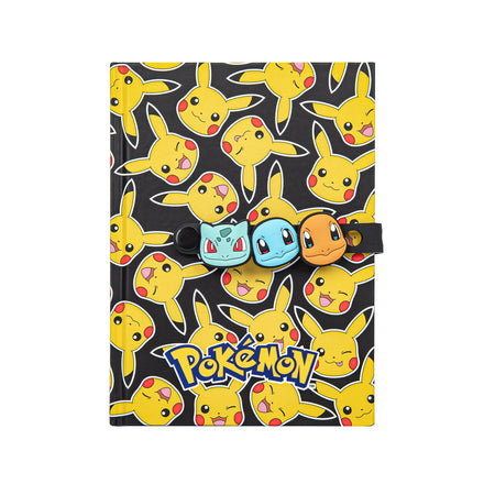 Pokémon Pikachu Notitieboek met Armband Sluiting – Hardcover – Gelinieerde Pagina's – Officieel Gelicenseerd