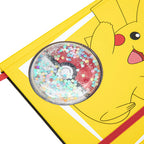 Pokémon Pikachu Notitieboek met Glitter Pokéball – Hardcover – 160 Gelinieerde Pagina's – Officiële Pokémon Merchandise