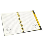 Pokémon Pikachu Notitieboek met Pen en Sticky Notes – Spiraalgebonden Schrijfblok – Inclusief Plaknotities en Bladwijzers – Officieel Gelicenseerd