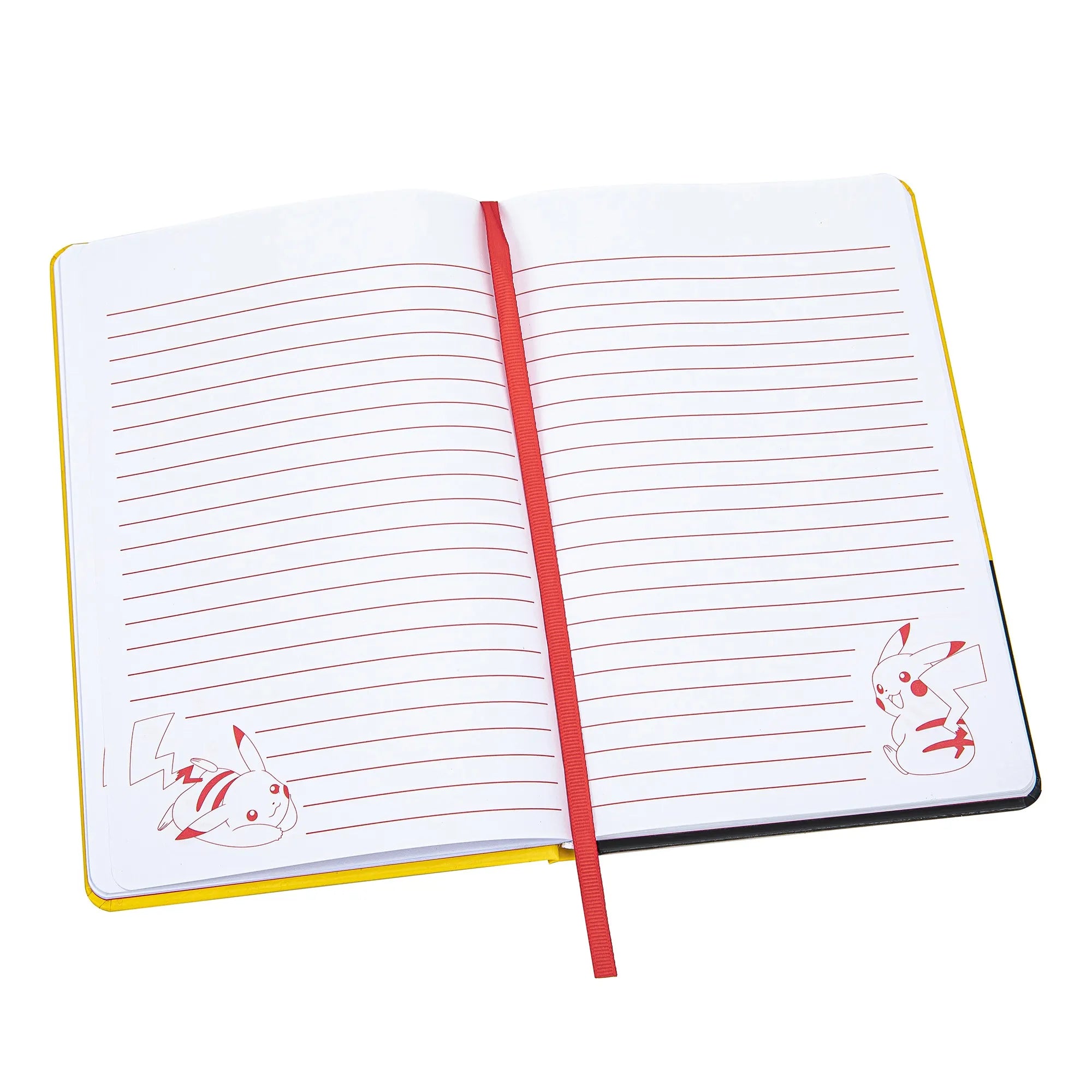 Pokémon Pikachu Notitieboek met Glitter Pokéball – Hardcover – 160 Gelinieerde Pagina's – Officiële Pokémon Merchandise