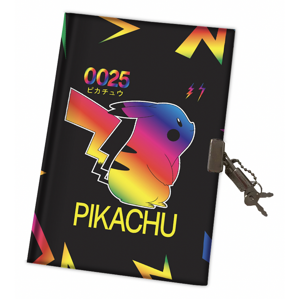 Pokemon Pikachu Dagboek Notebook Notitieboekje met Slot