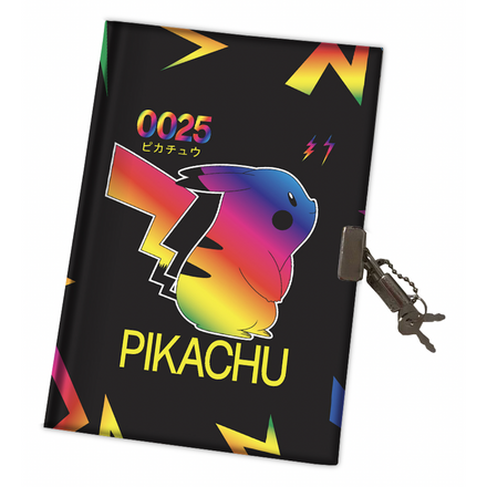 Pokemon Pikachu Dagboek Notebook Notitieboekje met Slot