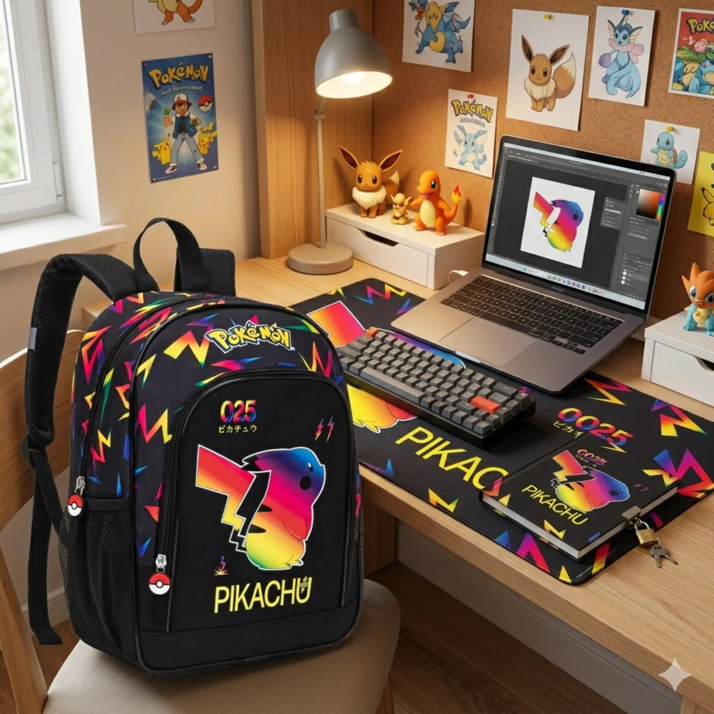 Pokémon Pikachu Backpack Set