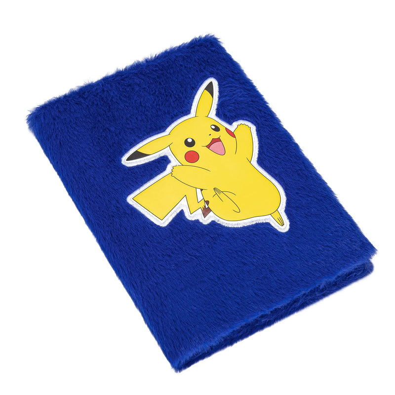 Pokémon Pluche Notitieboek Pikachu Blauw 160 Gelinieerde Pagina's