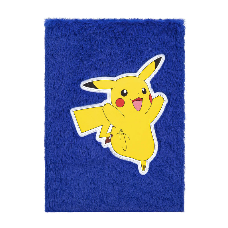 Pokémon Pluche Notitieboek Pikachu Blauw 160 Gelinieerde Pagina's