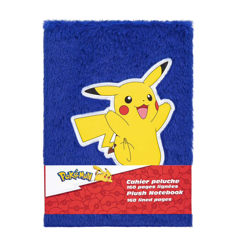 Pokémon Pluche Notitieboek Pikachu Blauw 160 Gelinieerde Pagina's